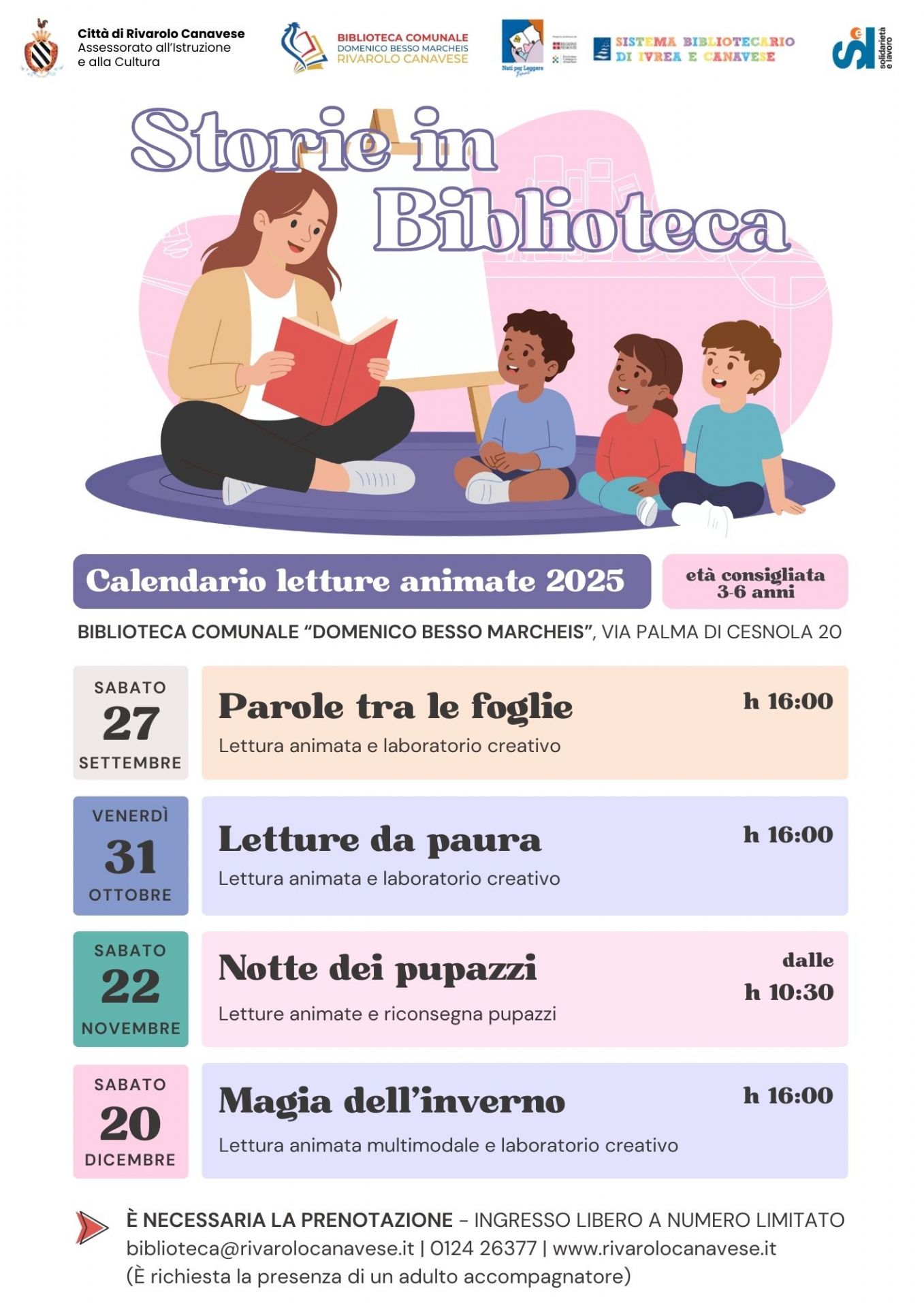 Locandina Storie in Biblioteca