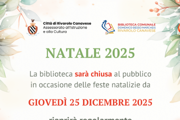 Biblioteca "Domenico Besso Marcheis" - chiusura festività